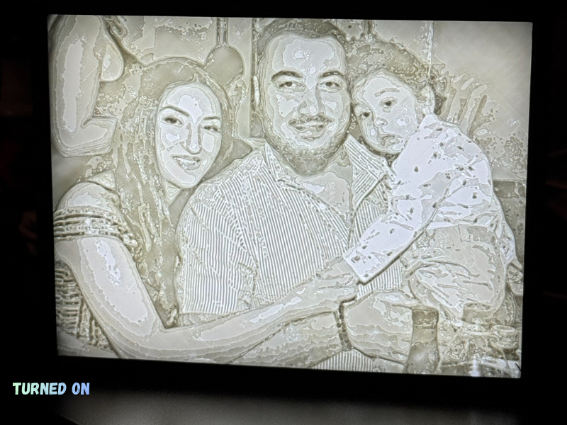 Custom 3D Printed Lithophane Picture
